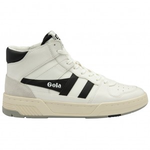 Gola Classics Allcourt High Sneakers Białe Czarne Polska | 8940BNVGM