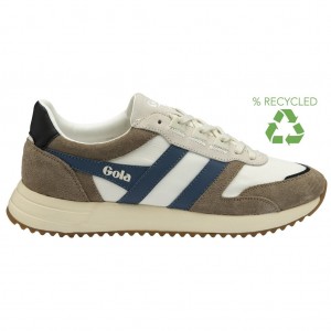 Gola Classics Chicago Sneakers Białe Polska | 4021HKTOC