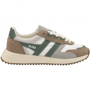 Gola Classics Chicago Sneakers Białe Polska | 8419RNKBZ