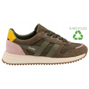 Gola Classics Chicago Sneakers Khaki Khaki Polska | 1253TDSOK