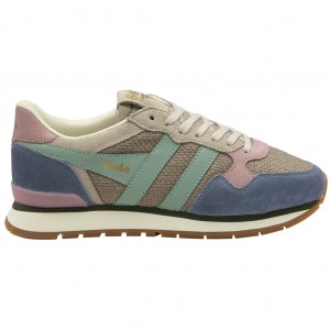 Gola Classics Colorado Sneakers Szare Zielone Polska | 0492KUSEC