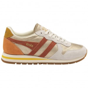 Gola Classics Daytona Blaze Sneakers Złote Pomarańczowe Polska | 2531MYQVH