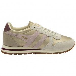 Gola Classics Daytona Blaze Sneakers Złote Różowe Polska | 9465OICUN