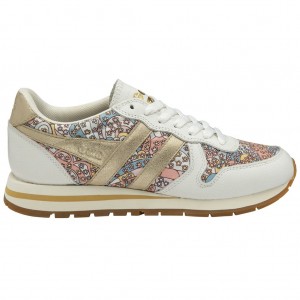 Gola Classics Daytona LBTY CP Sneakers Białe Złote Polska | 4579HOYBM