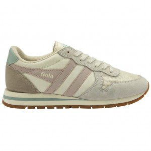 Gola Classics Daytona Sneakers Białe Różowe Polska | 1879BTUKI