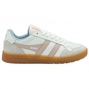 Gola Classics Eagle '86 Sneakers Białe Różowe Polska | 3457EUBQD