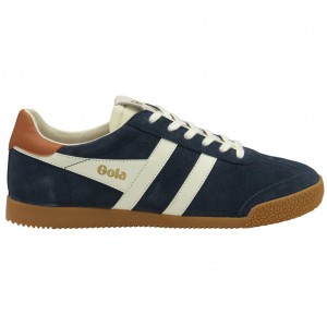 Gola Classics Elan Sneakers Granatowe Białe Pomarańczowe Polska | 5239YKAGP