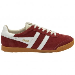 Gola Classics Elan Sneakers Jasny Czerwone Białe Polska | 3756FBAWT