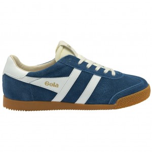 Gola Classics Elan Sneakers Niebieskie Białe Polska | 4982LIMZD