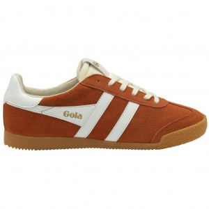Gola Classics Elan Sneakers Pomarańczowe Białe Polska | 6078OLAJG