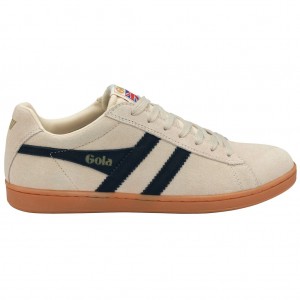Gola Classics Equipe Suede Sneakers Białe Niebieskie Polska | 7398MOUCQ