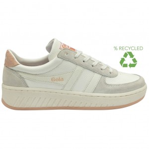 Gola Classics Grandslam '88 Sneakers Białe Różowe Polska | 8605FRAVP