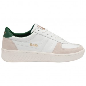 Gola Classics Grandslam Classic Sneakers Białe Ciemny Zielone Polska | 8692LAHWG
