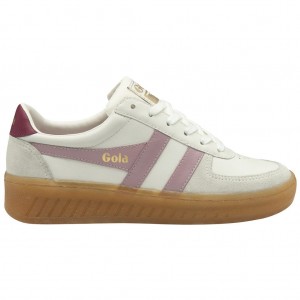Gola Classics Grandslam Elite Sneakers Białe Polska | 1364KFAPC