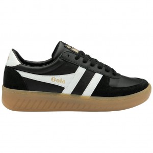 Gola Classics Grandslam Elite Sneakers Czarne Białe Polska | 3054PWZTE