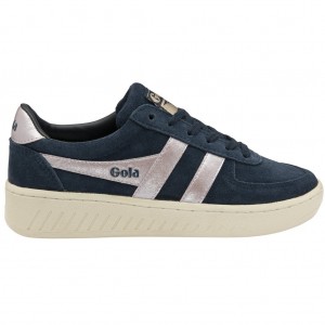 Gola Classics Grandslam Flame Sneakers Granatowe Różowe Polska | 2645RQCLJ