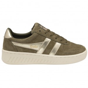 Gola Classics Grandslam Pearl Sneakers Khaki Polska | 7953UIONE