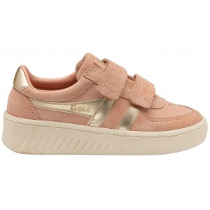 Gola Classics Grandslam Pearl Strap Sneakers Różowe Polska | 7021GFVHI
