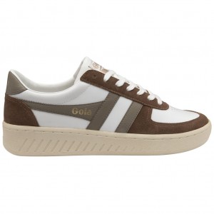 Gola Classics Grandslam Quadrant Sneakers Białe Polska | 9623QBWDL