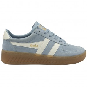 Gola Classics Grandslam Suede Sneakers Białe Polska | 6480MELTO