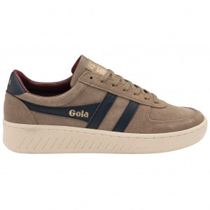 Gola Classics Grandslam Suede Sneakers Granatowe Bordowe Polska | 8279RDINB