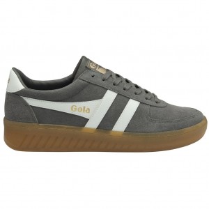 Gola Classics Grandslam Suede Sneakers Białe Polska | 3127ROZPK