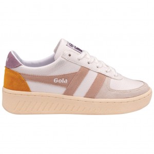 Gola Classics Grandslam Trident Sneakers Białe Polska | 2915VNERB
