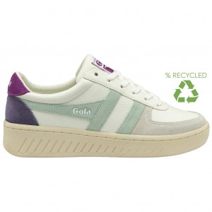 Gola Classics Grandslam Trident Sneakers Białe Polska | 8296JRGFO