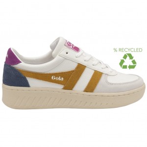 Gola Classics Grandslam Trident Sneakers Białe Polska | 8673EHLTY