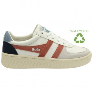Gola Classics Grandslam Trident Sneakers Białe Polska | 0524SOYMJ