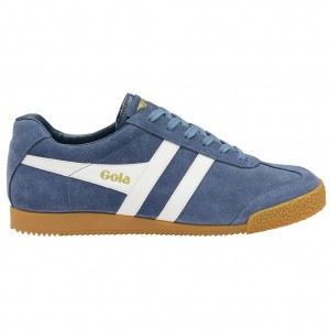 Gola Classics Harrier Suede Sneakers Białe Polska | 0921GMXSN