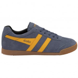 Gola Classics Harrier Suede Sneakers Czarne Polska | 4608PBDAC