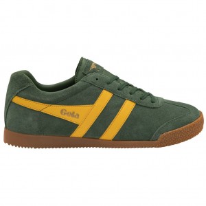Gola Classics Harrier Suede Sneakers Evergreen Sun Polska | 5401YHVAN