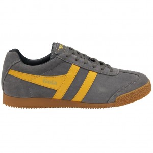 Gola Classics Harrier Suede Sneakers Granatowe Polska | 4679DECIS
