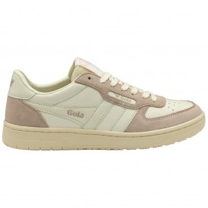Gola Classics Hawk '89 Sneakers Białe Różowe Białe Polska | 3985ASIFZ