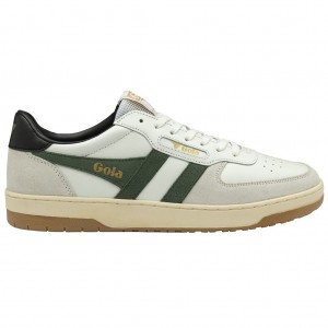 Gola Classics Hawk Sneakers Białe Czarne Polska | 7253IFQAR