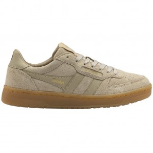 Gola Classics Hawk Suede '86 Sneakers Bone Gum Polska | 7496ZERCJ