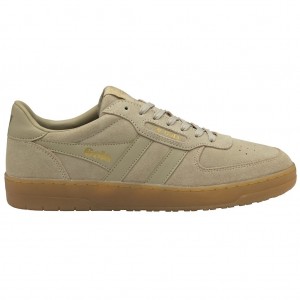 Gola Classics Hawk Suede '86 Sneakers Bone Gum Polska | 9685LKJFW