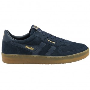 Gola Classics Hawk Suede '86 Sneakers Granatowe Polska | 3109ACUGB