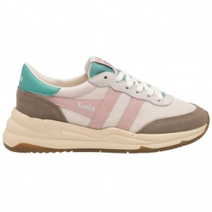 Gola Classics Jupiter Sneakers Białe Różowe Polska | 5302ABYSV