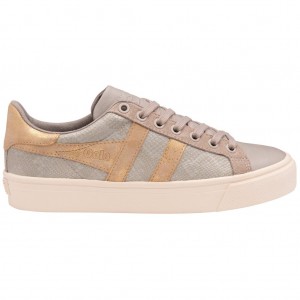 Gola Classics Orchid II Lizard Sneakers Szare Złote Polska | 3096VGEUA