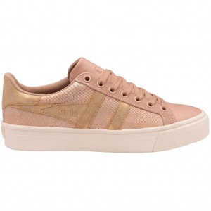 Gola Classics Orchid II Lizard Sneakers Różowe Złote Polska | 8603NVCPT