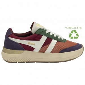 Gola Classics Raven Sneakers Terracotta Cerise Plum Polska | 2549JIQBR