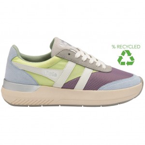 Gola Classics Raven Sneakers Zielone Niebieskie Polska | 4652RGEVY