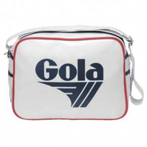Gola Classics Redford Messenger Bag Białe Granatowe Czerwone Polska | 3592BFOIH