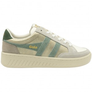 Gola Classics Superslam Blaze Sneakers Złote Zielone Polska | 5879LVPZS