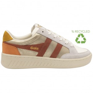 Gola Classics Superslam Blaze Sneakers Złote Pomarańczowe Polska | 7692EACRL
