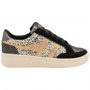 Gola Classics Superslam Sneakers Czarne Złote Polska | 5642BWQFC