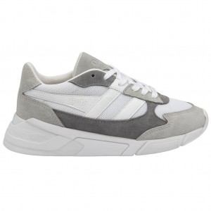 Gola Classics Tempest Sneakers Białe Głęboka Szare Polska | 1395NHPFU