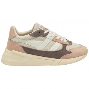 Gola Classics Tempest Sneakers Białe Różowe Polska | 8954MFIPU